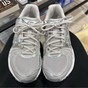 ASICS Metallic Gray Sneakers